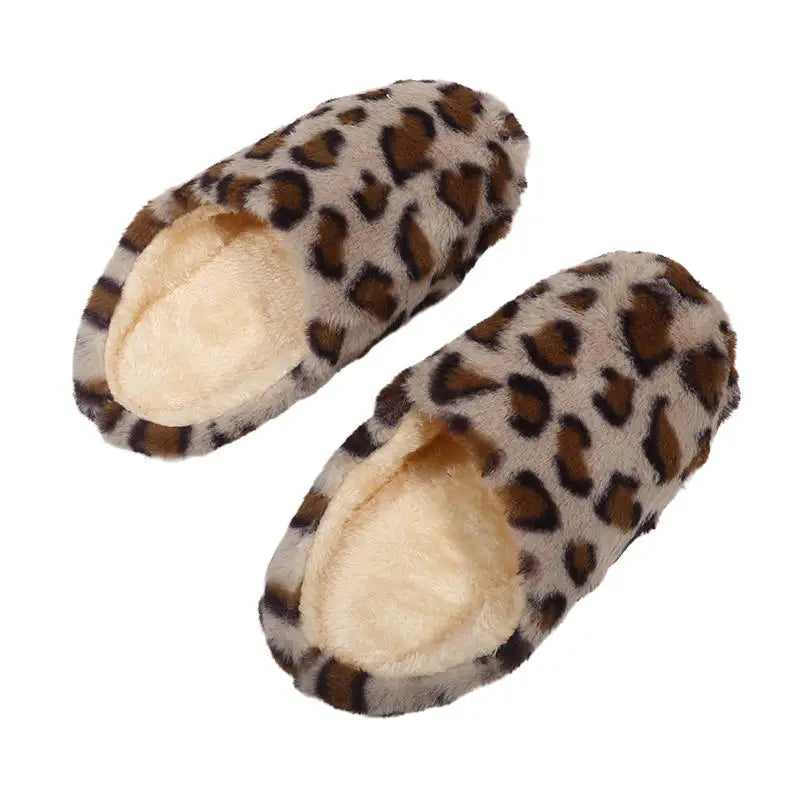 Faux-Suede Thick Platform House Slippers