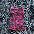 Aesthetic Leopard Appliqué Camisole Top