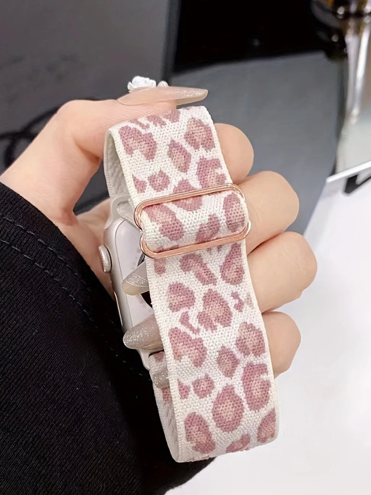 Chic Leopard Print Nylon Band