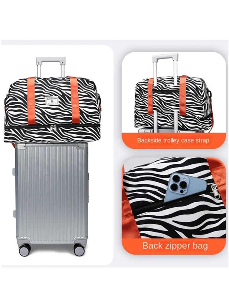 Nylon Travel Duffle & Gym Carry-On Bag