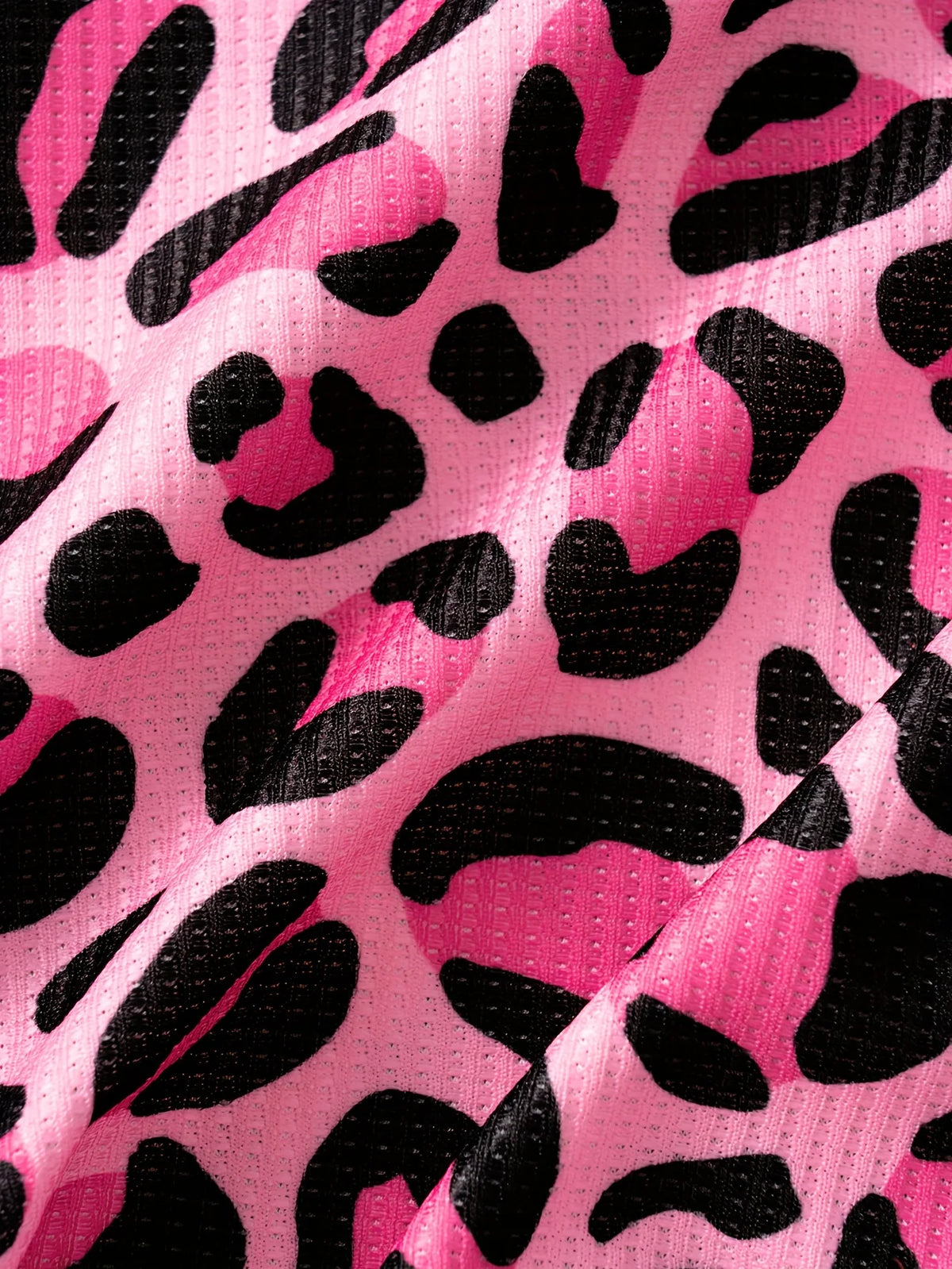 Pink Leopard Lightweight Zip-Up Hooded Jacket