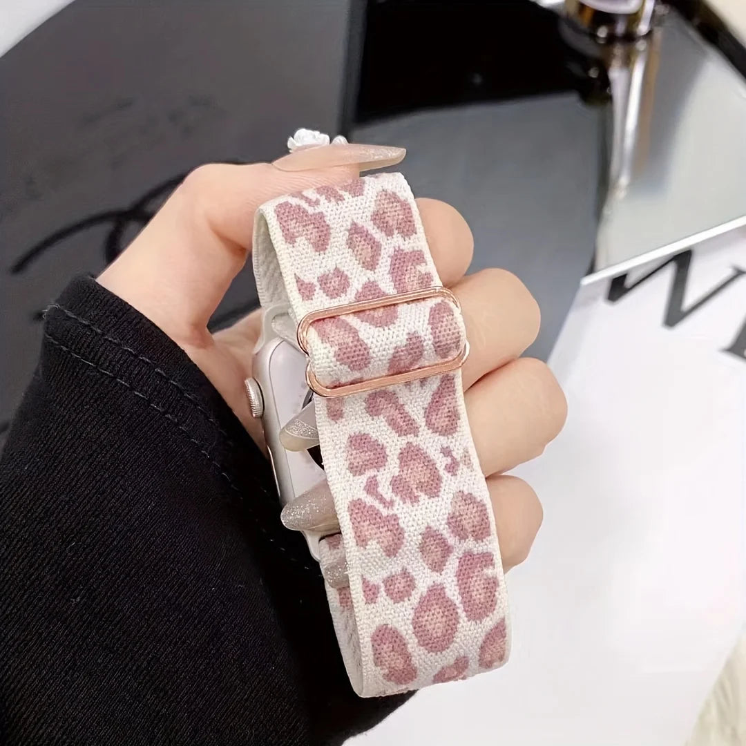 Chic Leopard Print Nylon Band