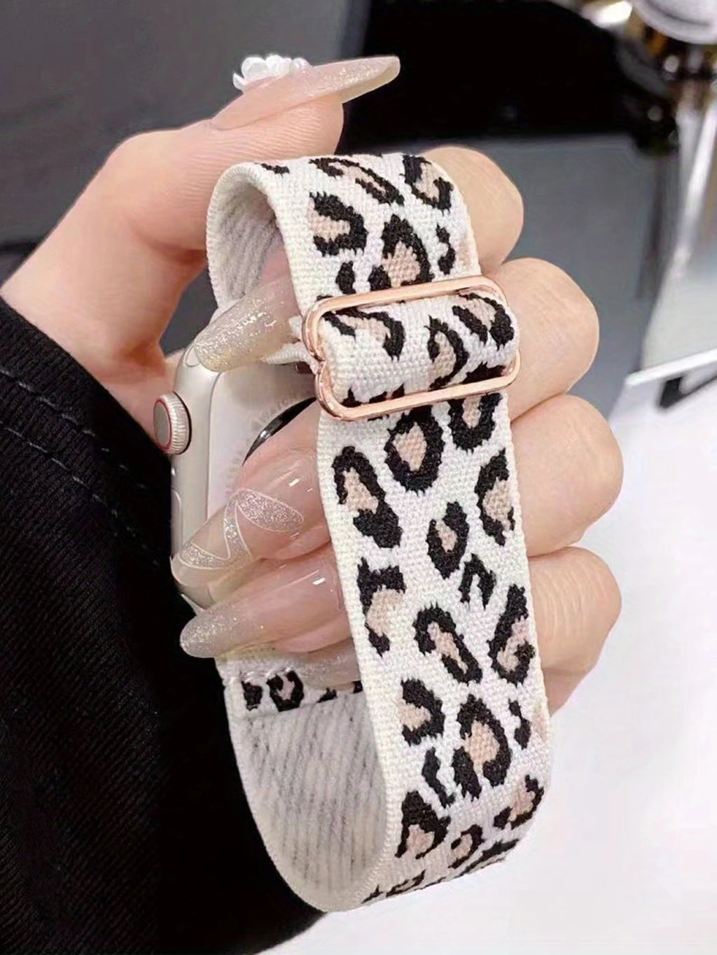Chic Leopard Print Nylon Band