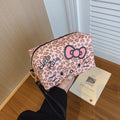 Leopard PU Cosmetic & Commuter Travel Bag