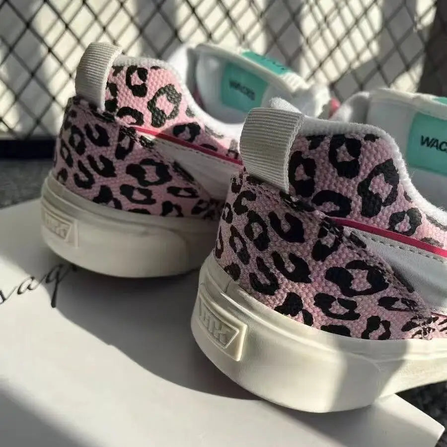 Leopard Print Streetwear Canvas Sneakers