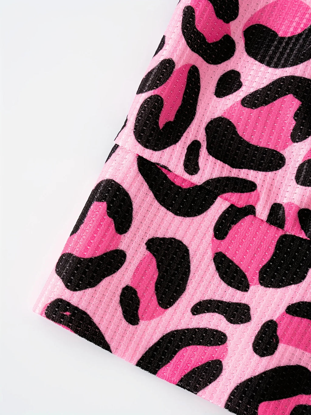 Pink Leopard Lightweight Zip-Up Hooded Jacket