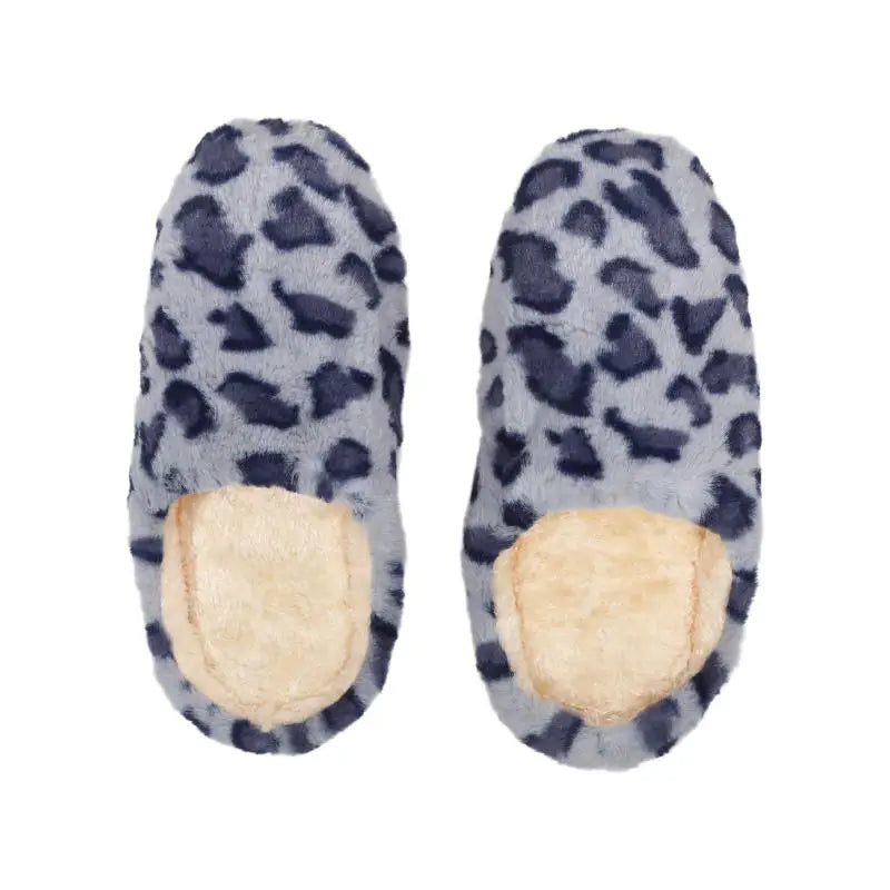 Faux-Suede Thick Platform House Slippers