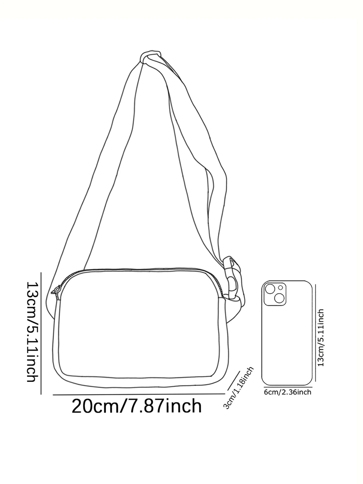 Adjustable Crossbody Fanny Pack & Sling Bag