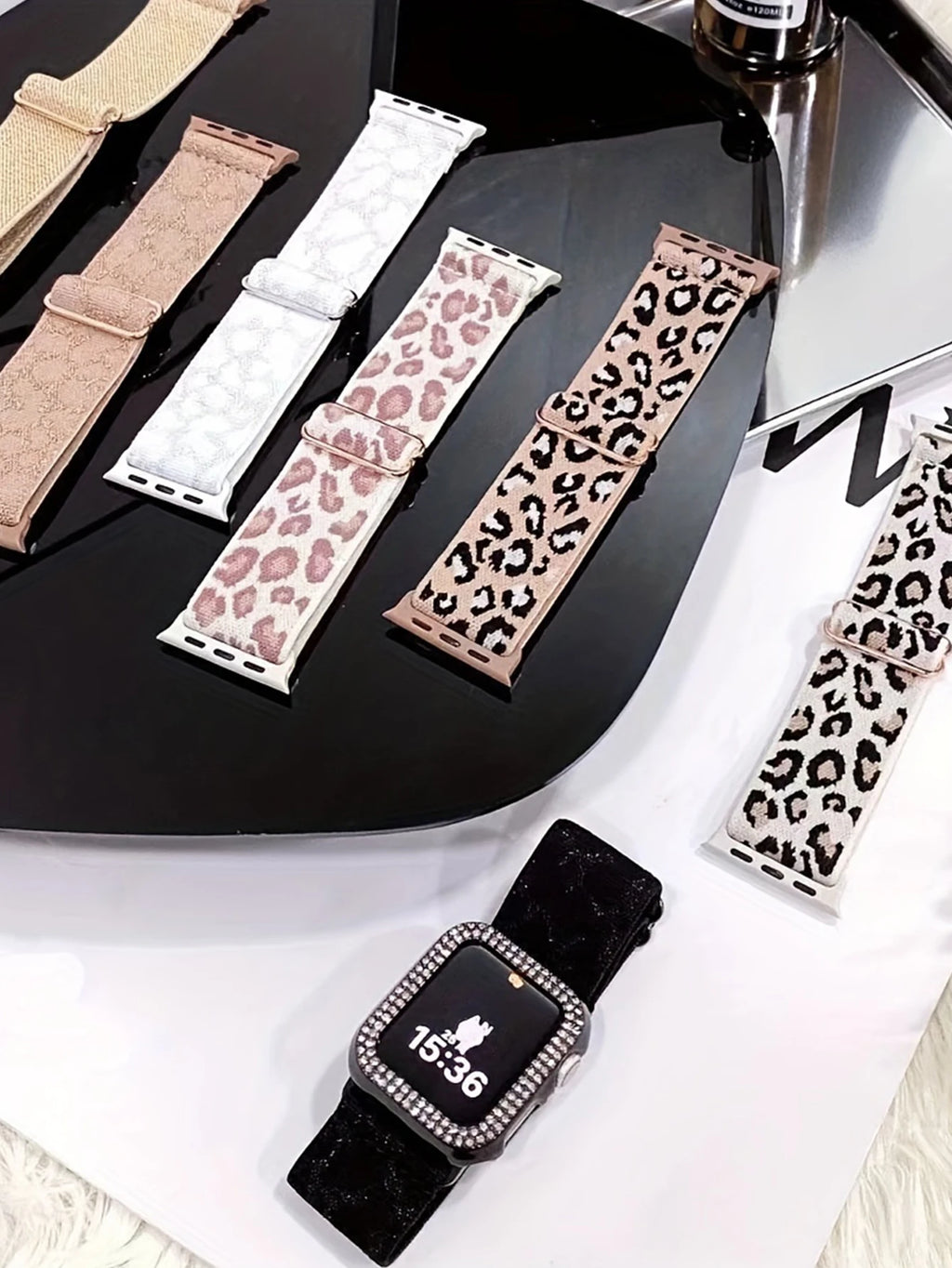 Chic Leopard Print Nylon Band